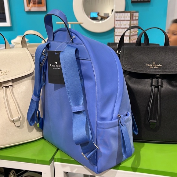 Kate Spade Chelsea Nylon Medium Backpack
Deep Cornflower 
NWT - Picture 15 of 16